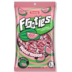 Frooties Watermelon Tootsie Roll Chewy Candy 360 Piece Count 38.8 oz Bag 2.42 Lb